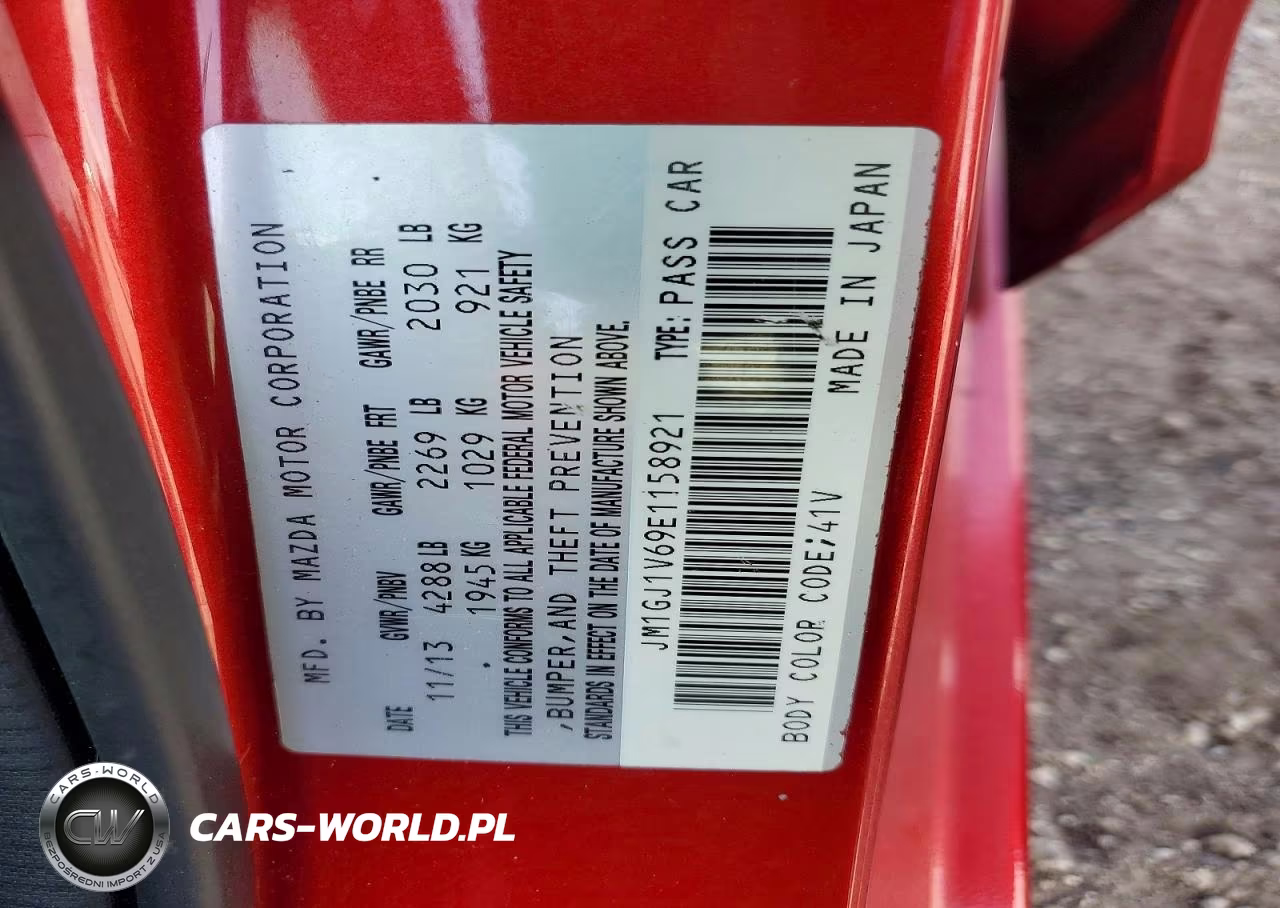 2014 Mazda 6 Touring VIN:JM1GJ1V69E1158921 - 12
