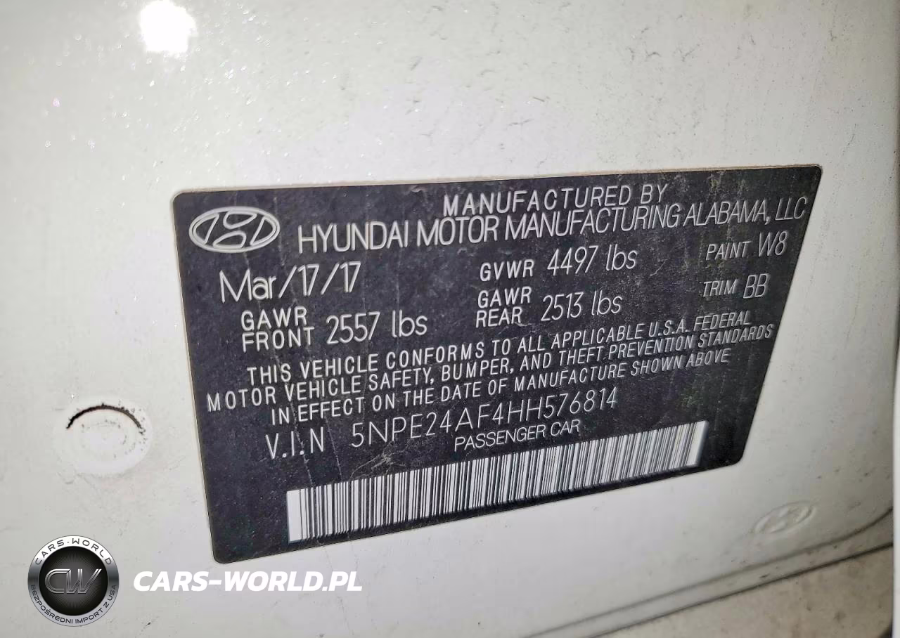 2017 Hyundai Sonata Se VIN:5NPE24AF4HH576814 - 12