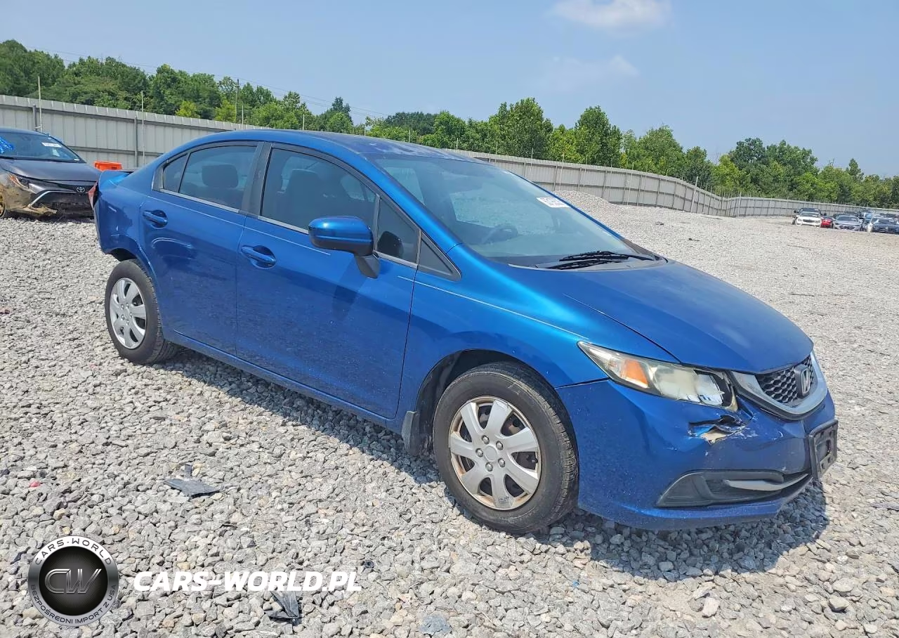 2014 Honda Civic Lx VIN:2HGFB2F52EH511586 - 4