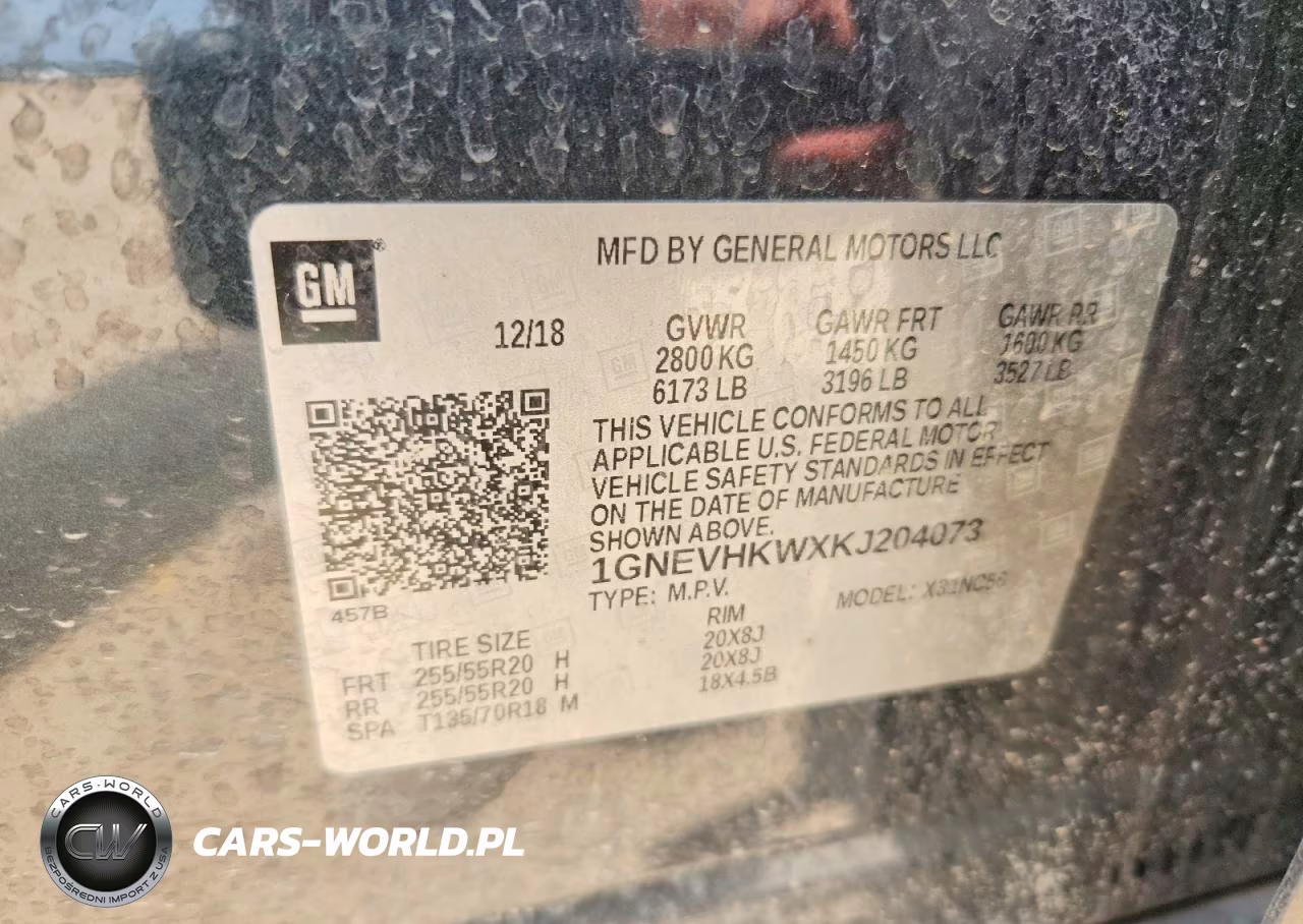 2019 Chevrolet Traverse Lt VIN:1GNEVHKWXKJ204073 - 13