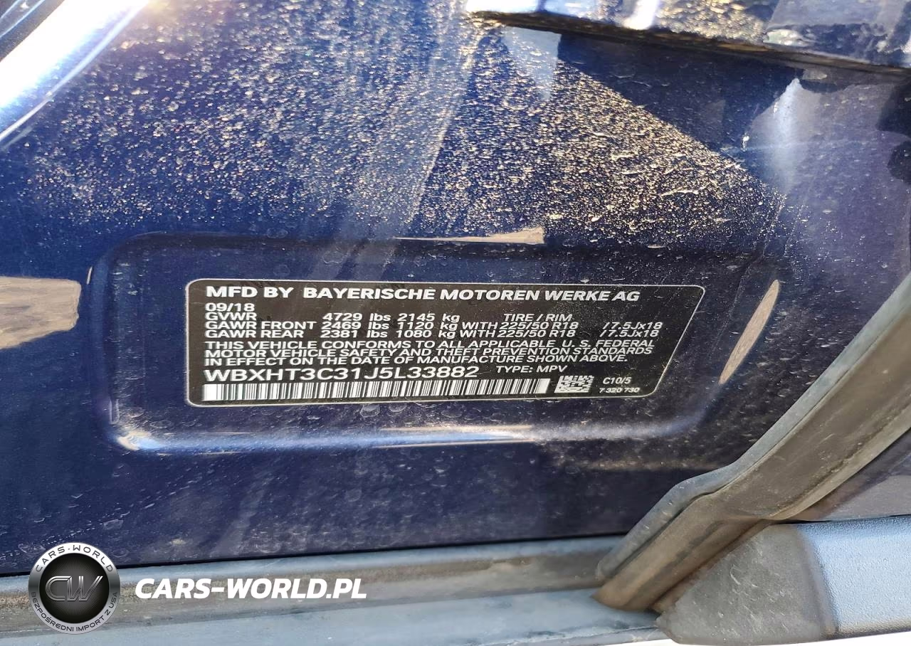 2018 BMW X1 xDrive28I VIN:WBXHT3C31J5L33882 - 13