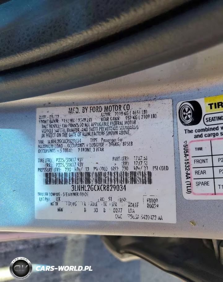 2012 Lincoln Mkz VIN:3LNHL2GCXCR829034 - 12