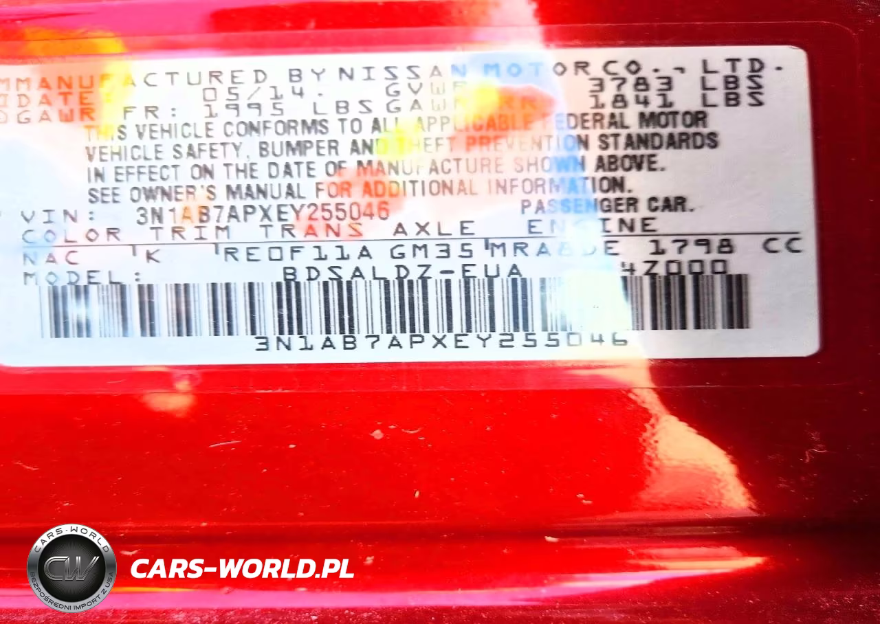 2014 Nissan Sentra Sv VIN:3N1AB7APXEY255046 - 12