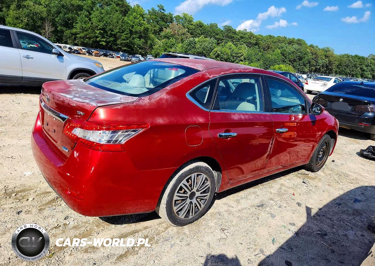 2014 Nissan Sentra Sv VIN:3N1AB7APXEY255046 - 3