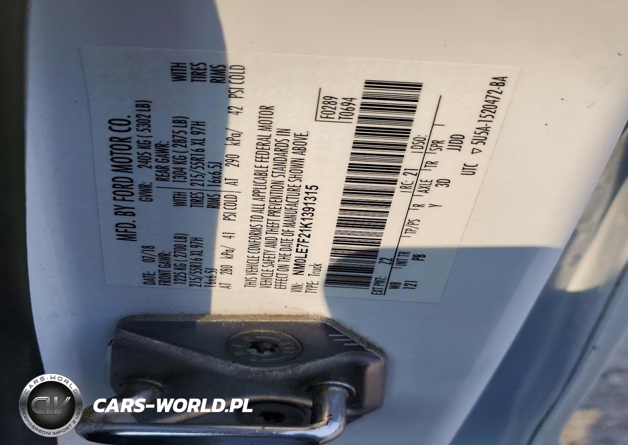 2019 Ford Transit Connect Xlt Delivery Van VIN:NM0LE7F21K1391315 - 13