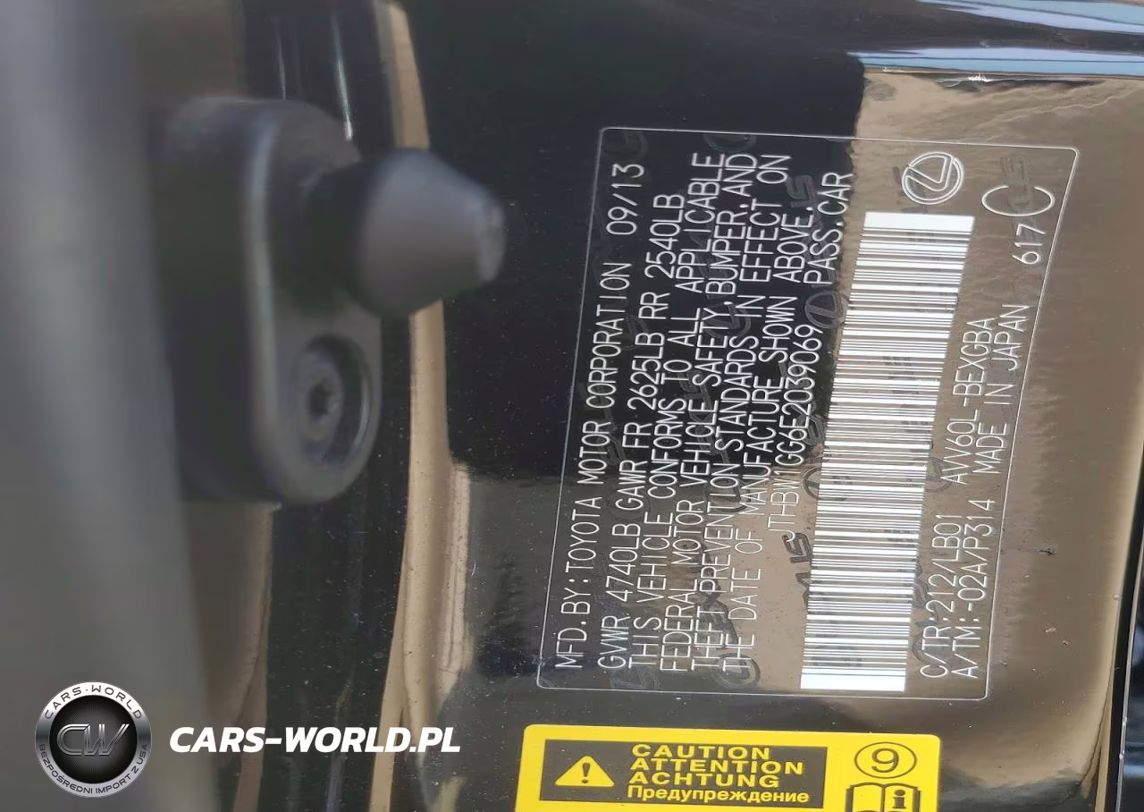 2014 Lexus Es 300H VIN:JTHBW1GG6E2039069 - 12