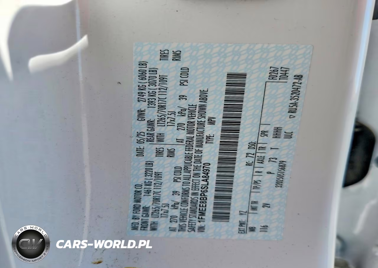 2025 Ford Bronco Outer Banks VIN:1FMEE8BP6SLA84970 - 13