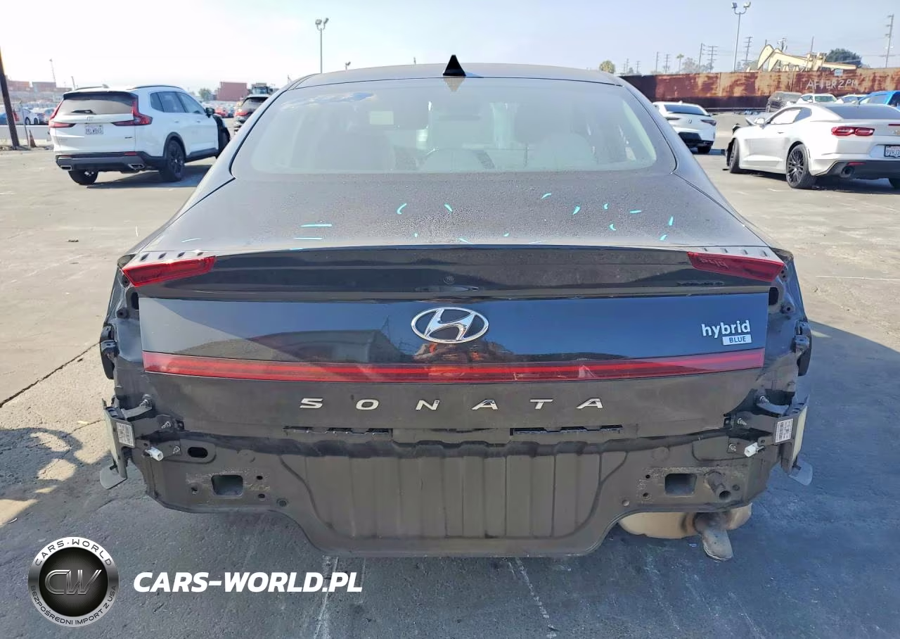 2023 Hyundai Sonata Hybrid Blue VIN:KMHL24JJ3PA077919 - 6