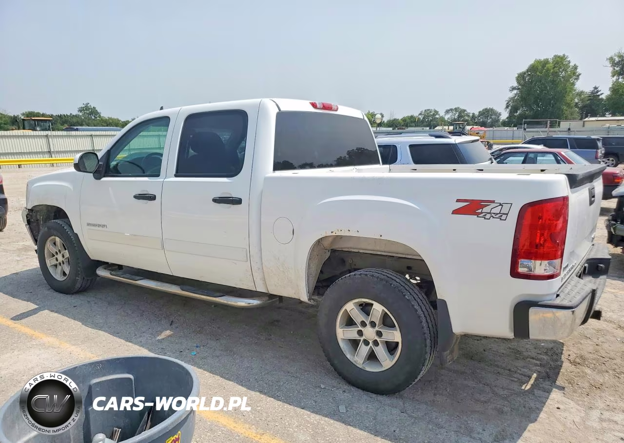 2010 GMC Sierra K1500 Sle VIN:3GTRKVE36AG116396 - 2