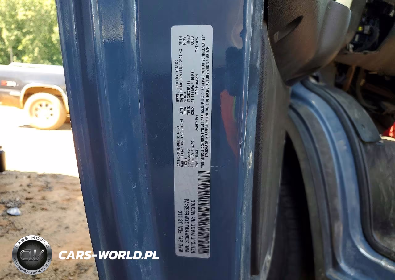 2021 Ram Promaster 3500 3500 High VIN:3C6MRVJGXME552478 - 13