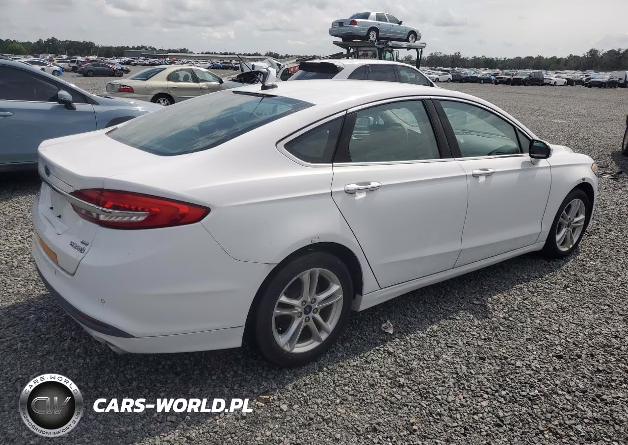 2018 Ford Fusion Se Hybrid VIN:3FA6P0LU5JR163495 - 3