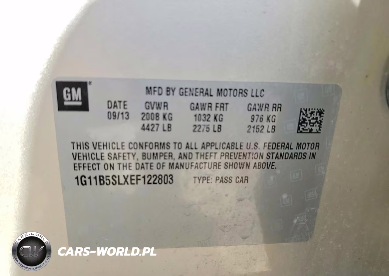 2014 Chevrolet Malibu Ls VIN:1G11B5SLXEF122803 - 12