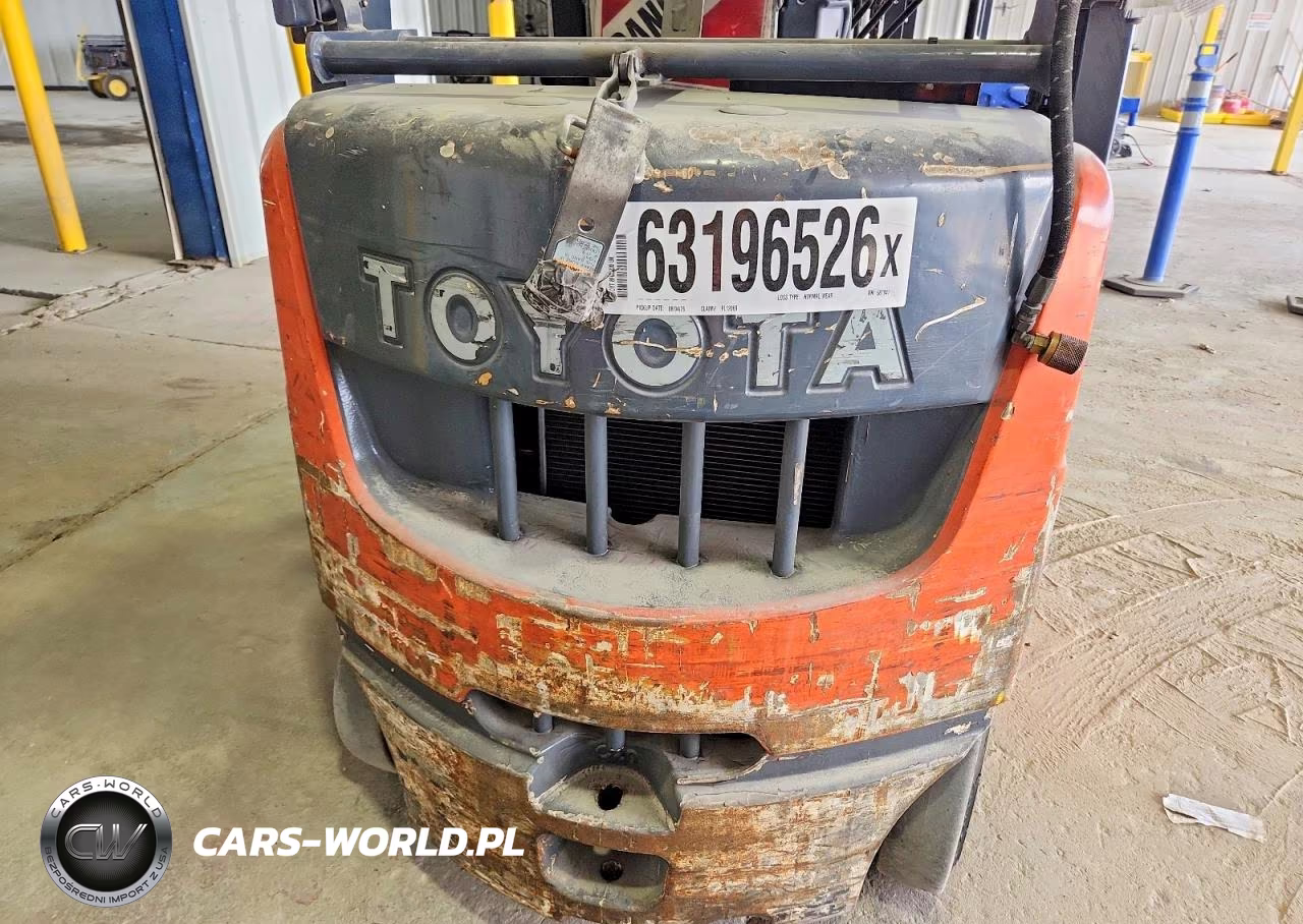 2017 Toyota 8Fgcu20 Forklift VIN:87847 - 9