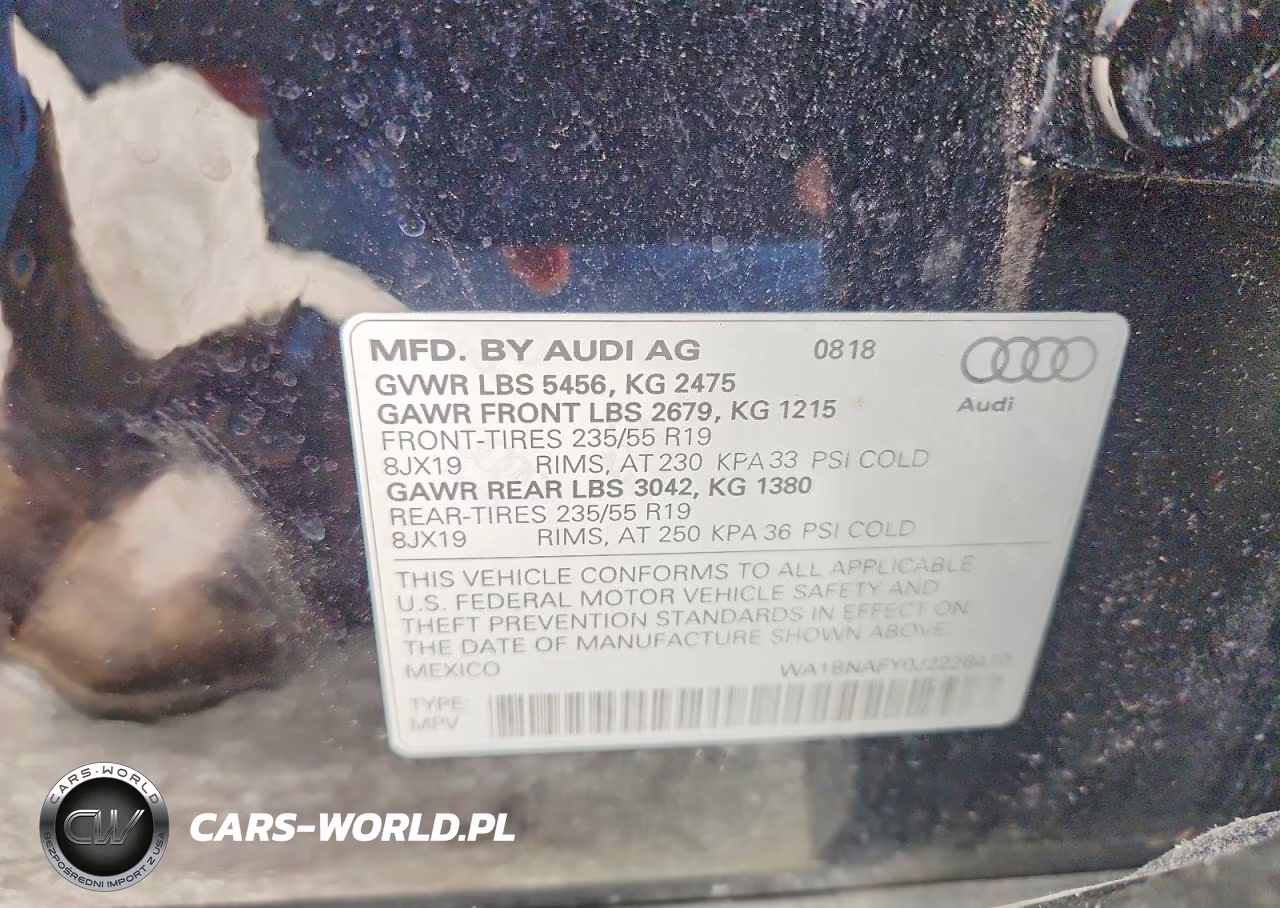 2018 Audi Q5 Premium Plus VIN:WA1BNAFY0J2226410 - 12