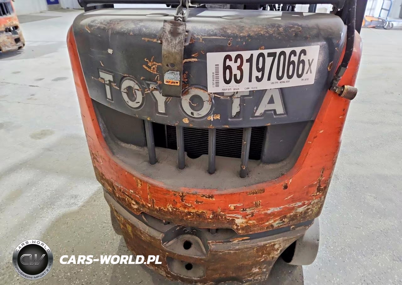 2017 Toyota 8Fgcu20 Forklift VIN:87052 - 9