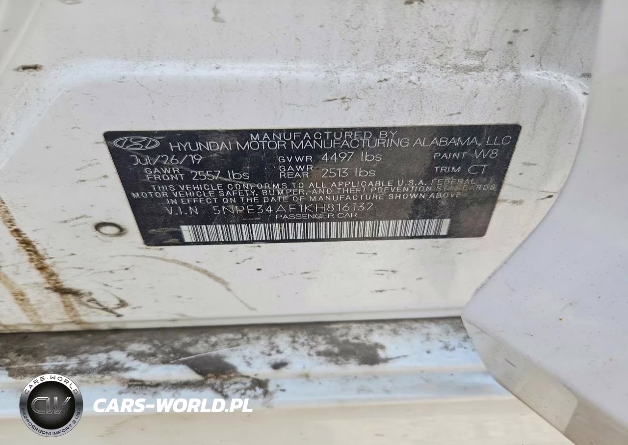 2019 Hyundai Sonata Limited VIN:5NPE34AF1KH816132 - 12