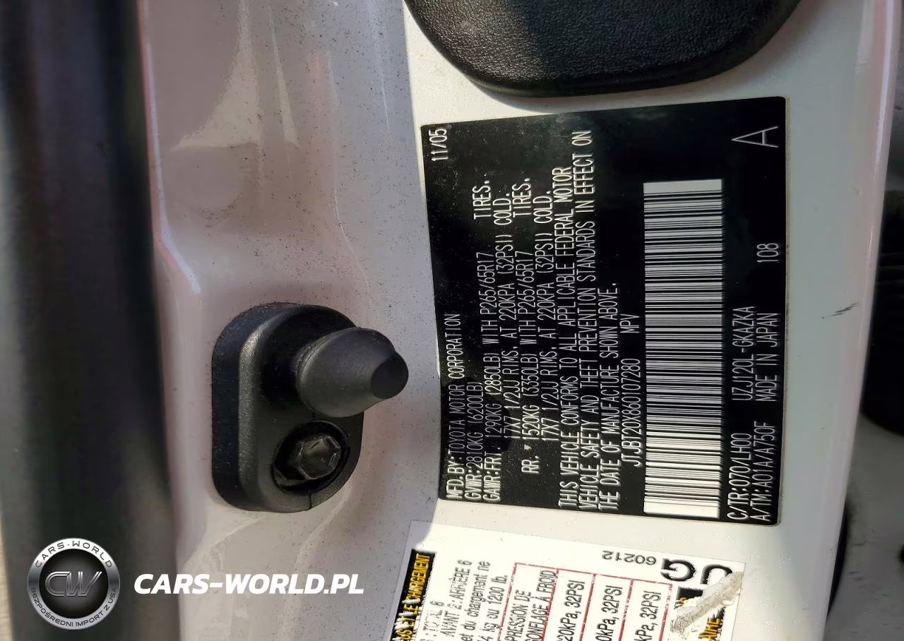 2006 Lexus Gx 470 VIN:JTJBT20X860107280 - 13