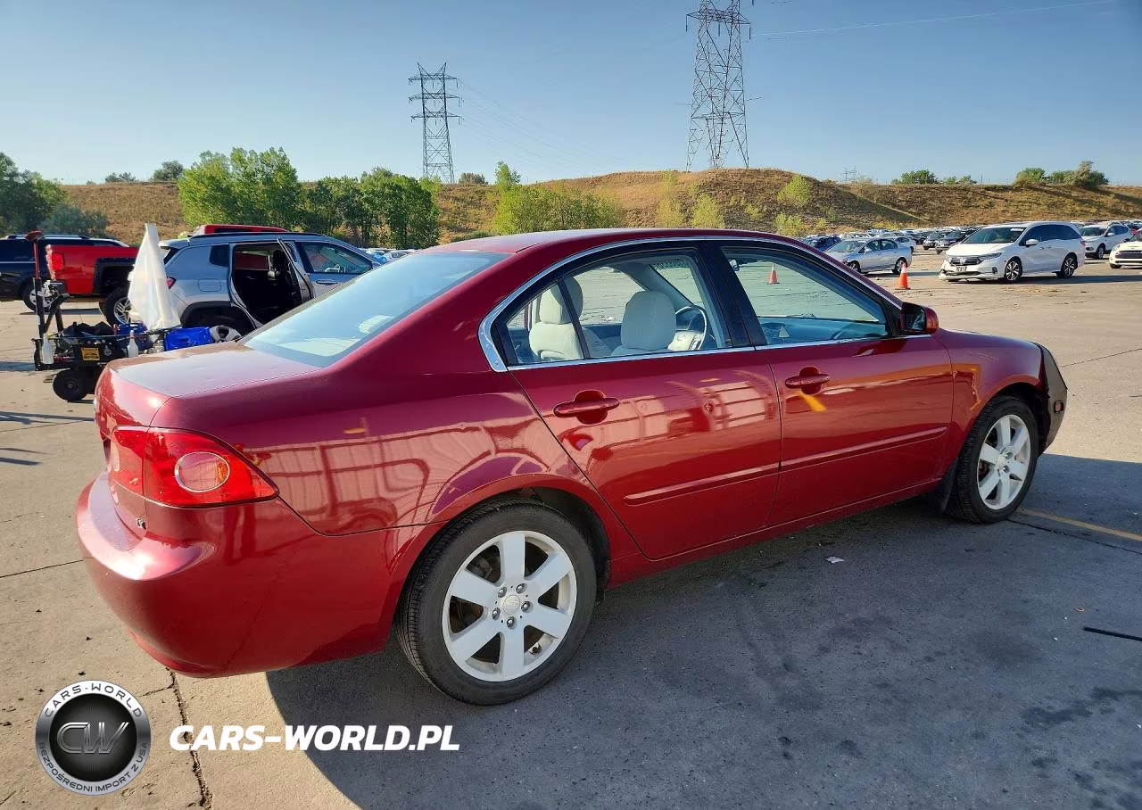 2008 Kia Optima Lx VIN:KNAGE123385239275 - 3