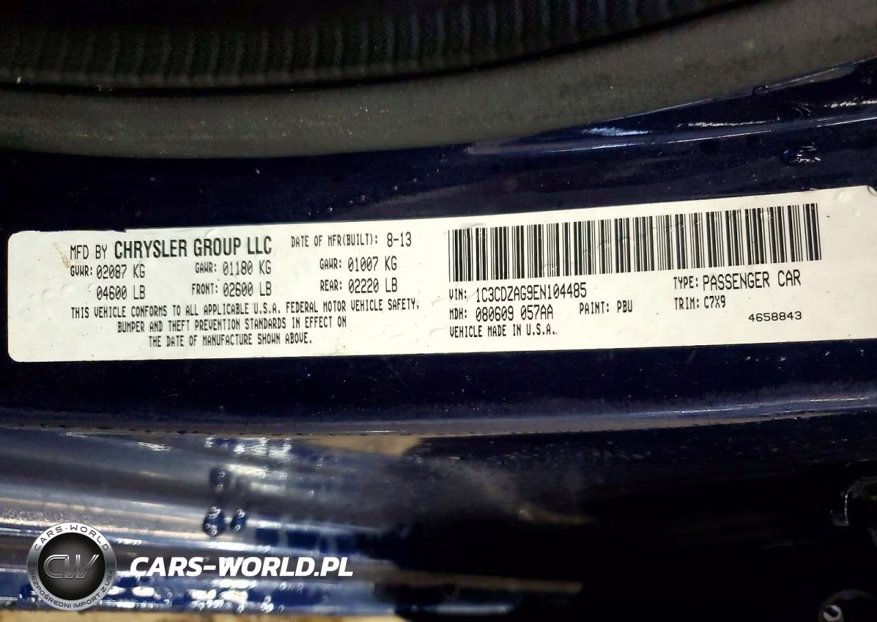 2014 Dodge Avenger Se VIN:1C3CDZAG9EN104485 - 12