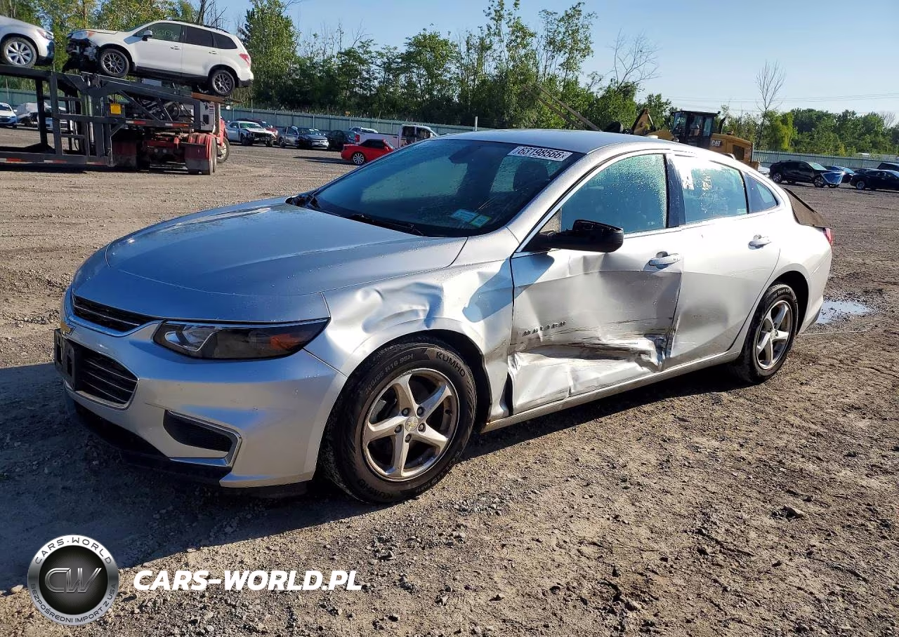 2018 Chevrolet Malibu Ls VIN:1G1ZB5ST0JF174843 - 1