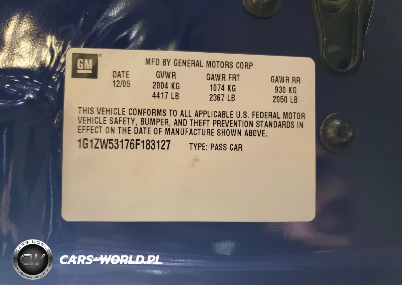 2006 Chevrolet Malibu Ss VIN:1G1ZW53176F183127 - 12