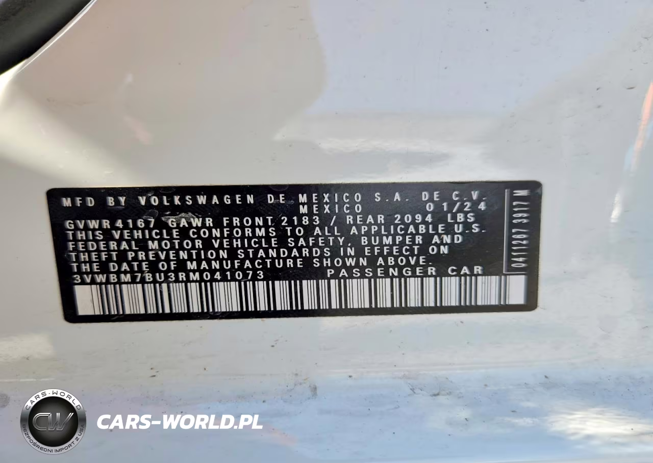 2024 Volkswagen Jetta Sport VIN:3VWBM7BU3RM041073 - 12