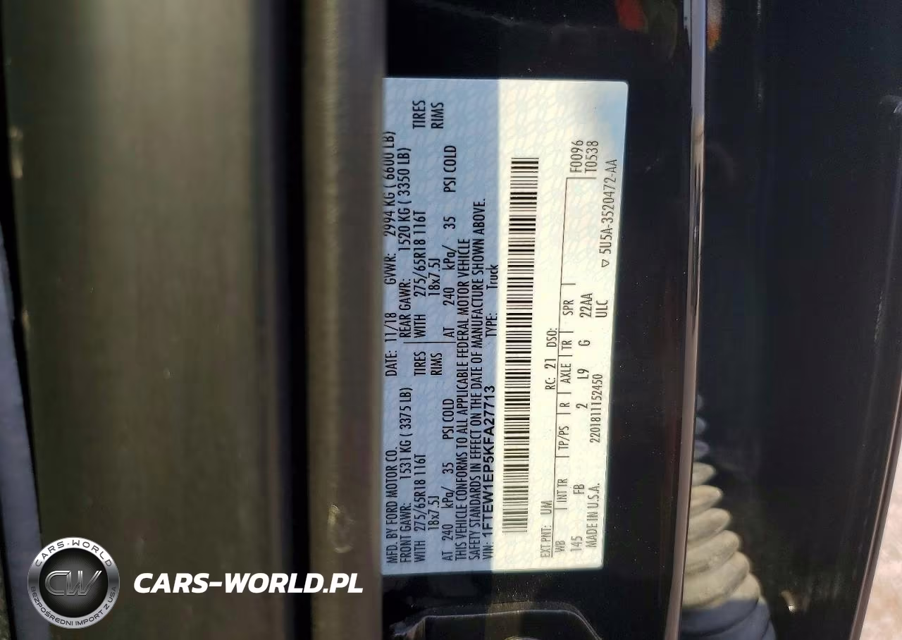 2019 Ford F150 Supercrew VIN:1FTEW1EP5KFA27713 - 12