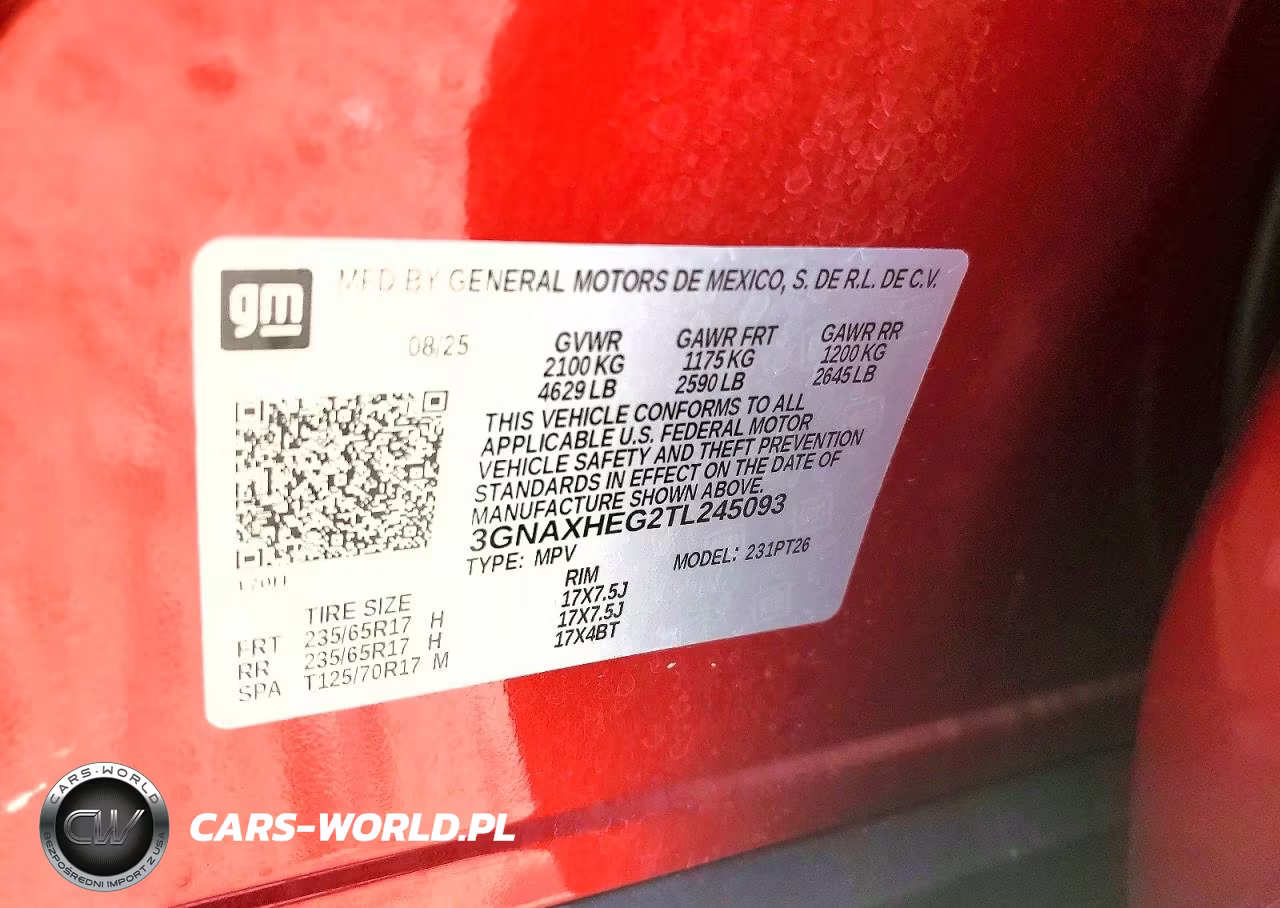 2026 Chevrolet Equinox Lt VIN:3GNAXHEG2TL245093 - 13