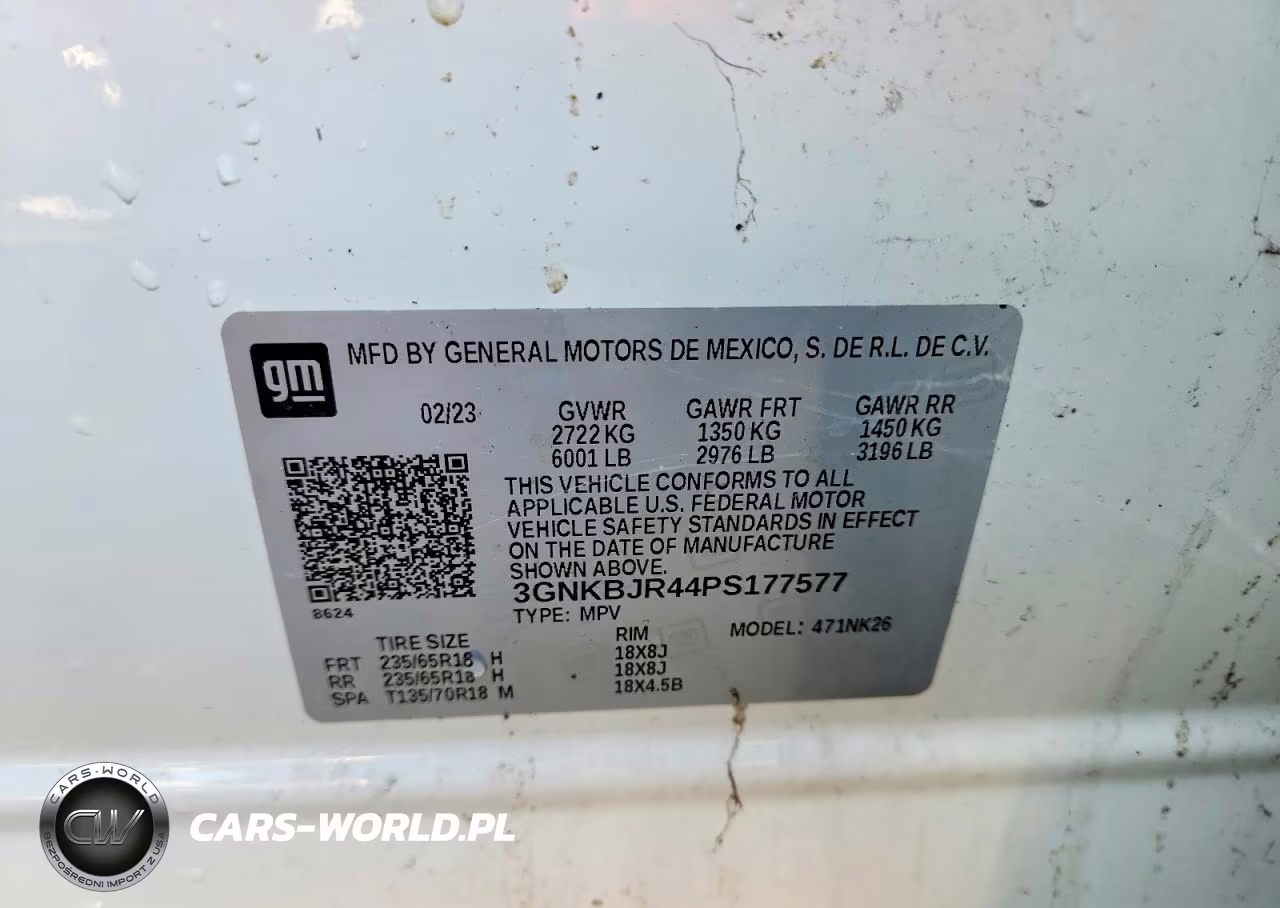2023 Chevrolet Blazer 3Lt VIN:3GNKBJR44PS177577 - 13