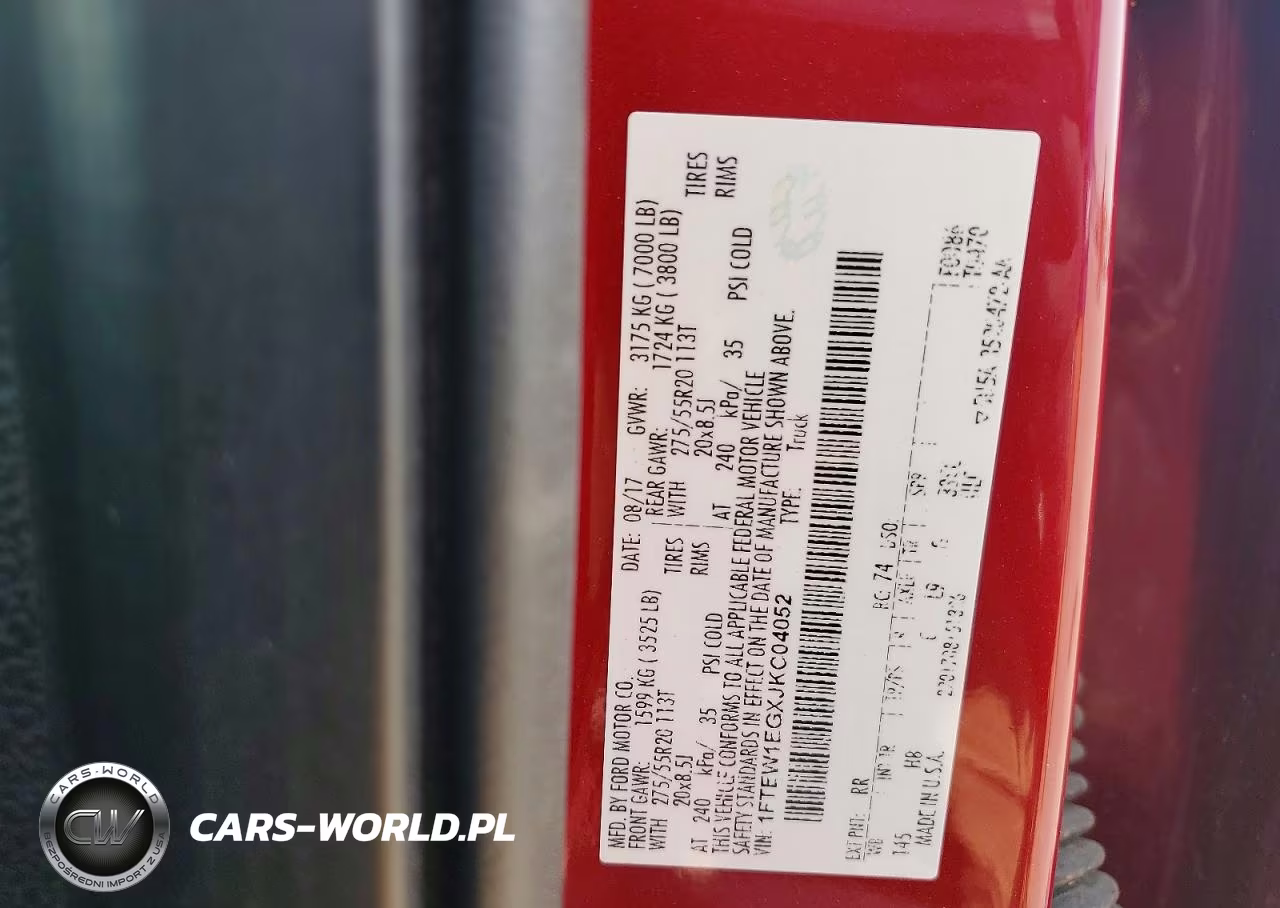 2018 Ford F150 Supercrew VIN:1FTEW1EGXJKC04052 - 12