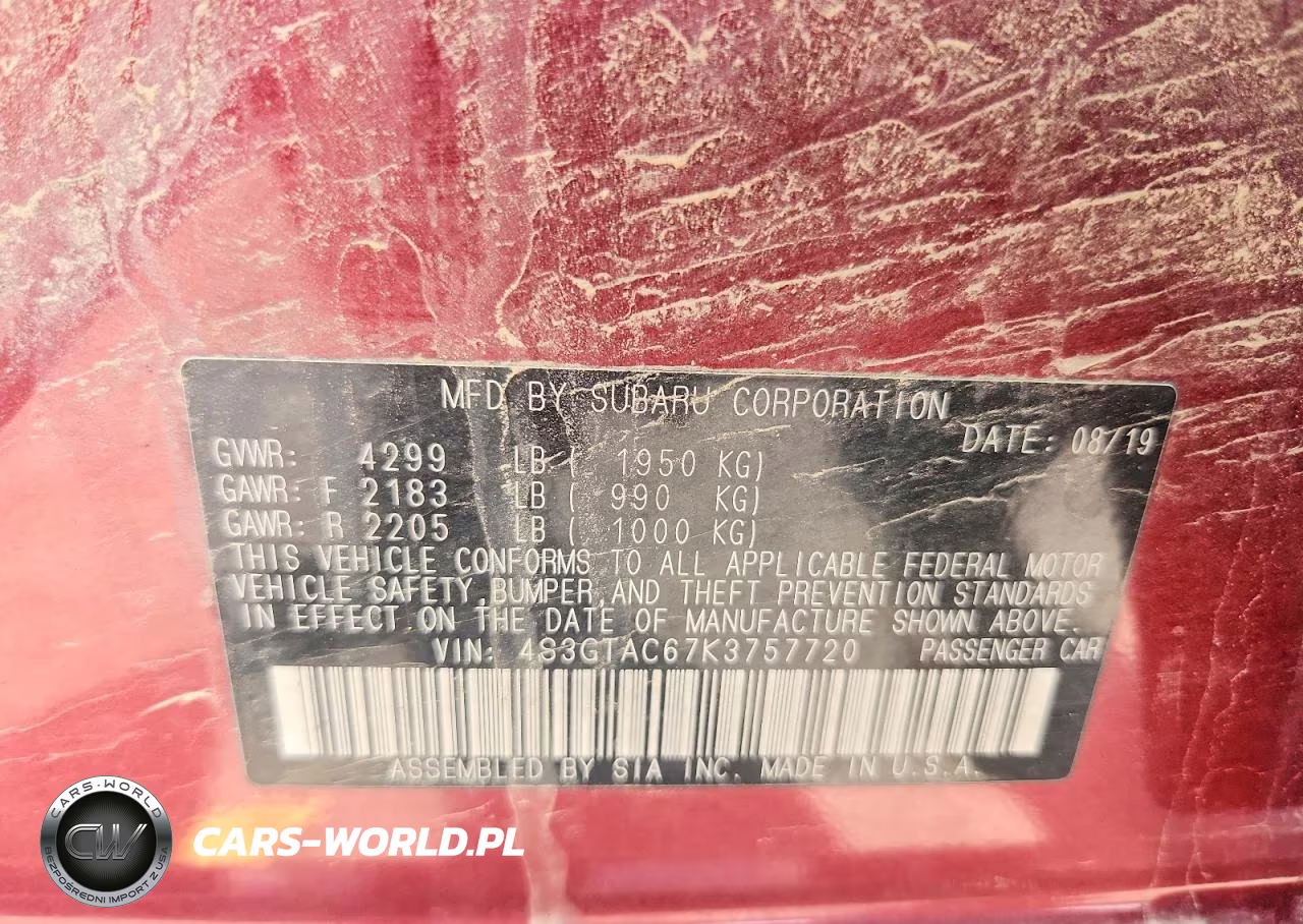 2019 Subaru Impreza Premium VIN:4S3GTAC67K3757720 - 14