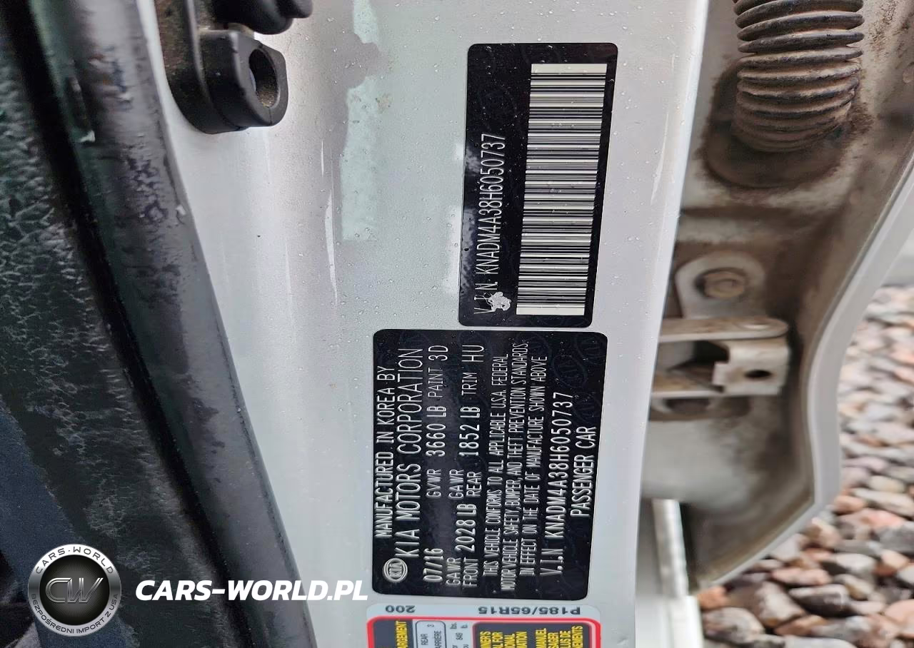 2017 Kia Rio Lx VIN:KNADM4A38H6050737 - 12