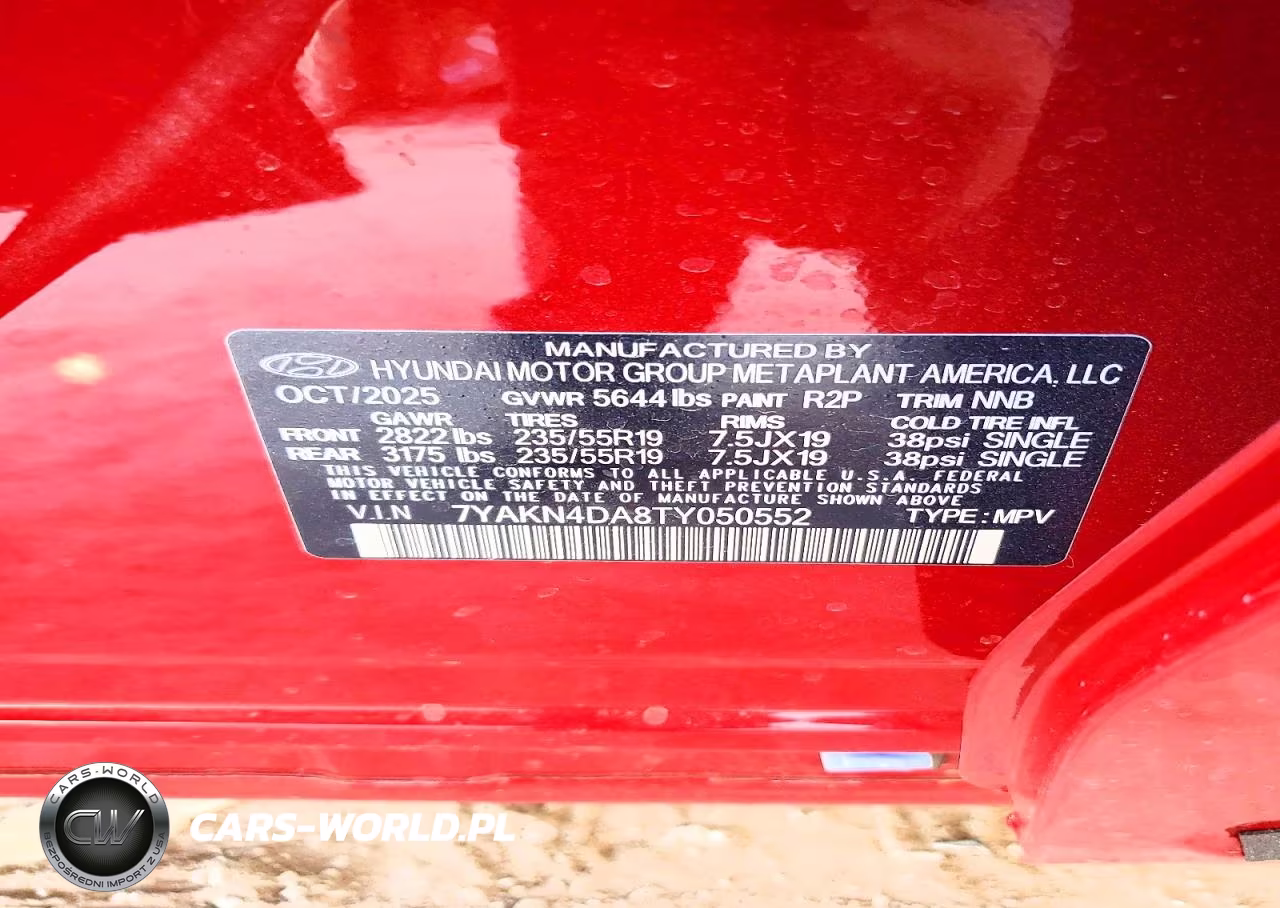 2026 Hyundai Ioniq 5 Sel VIN:7YAKN4DA8TY050552 - 13