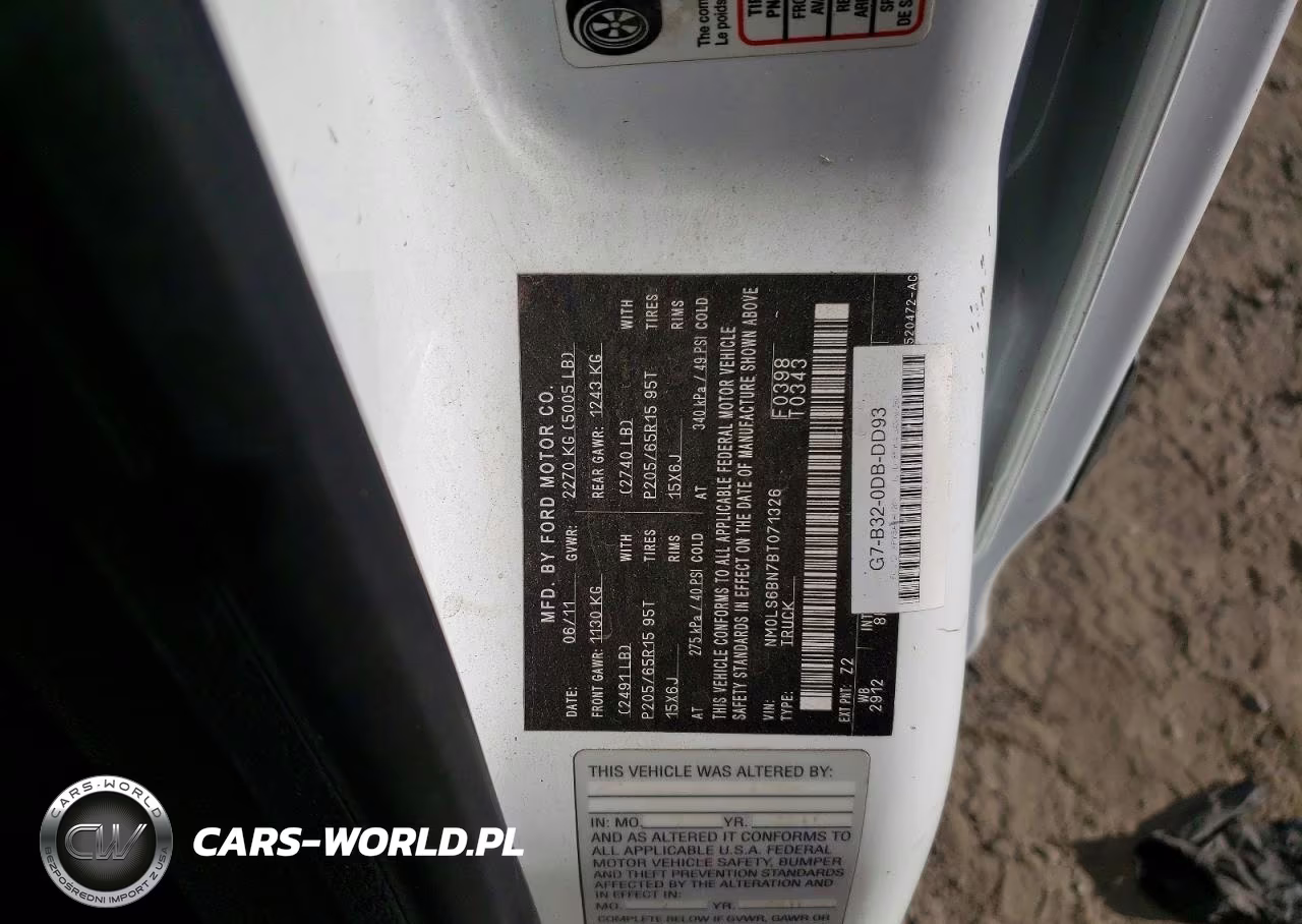 2011 Ford Transit Connect Xlt VIN:NM0LS6BN7BT071326 - 13
