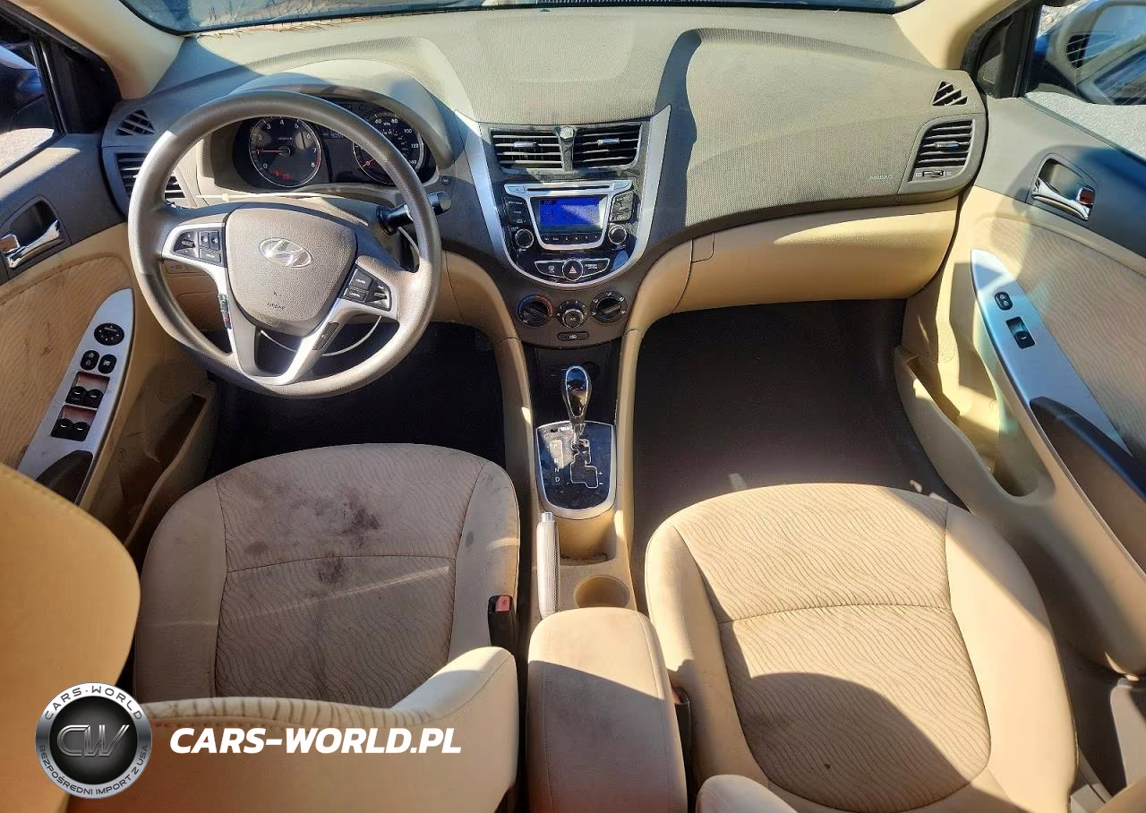2014 Hyundai Accent Gls VIN:KMHCU4AE4EU590069 - 8