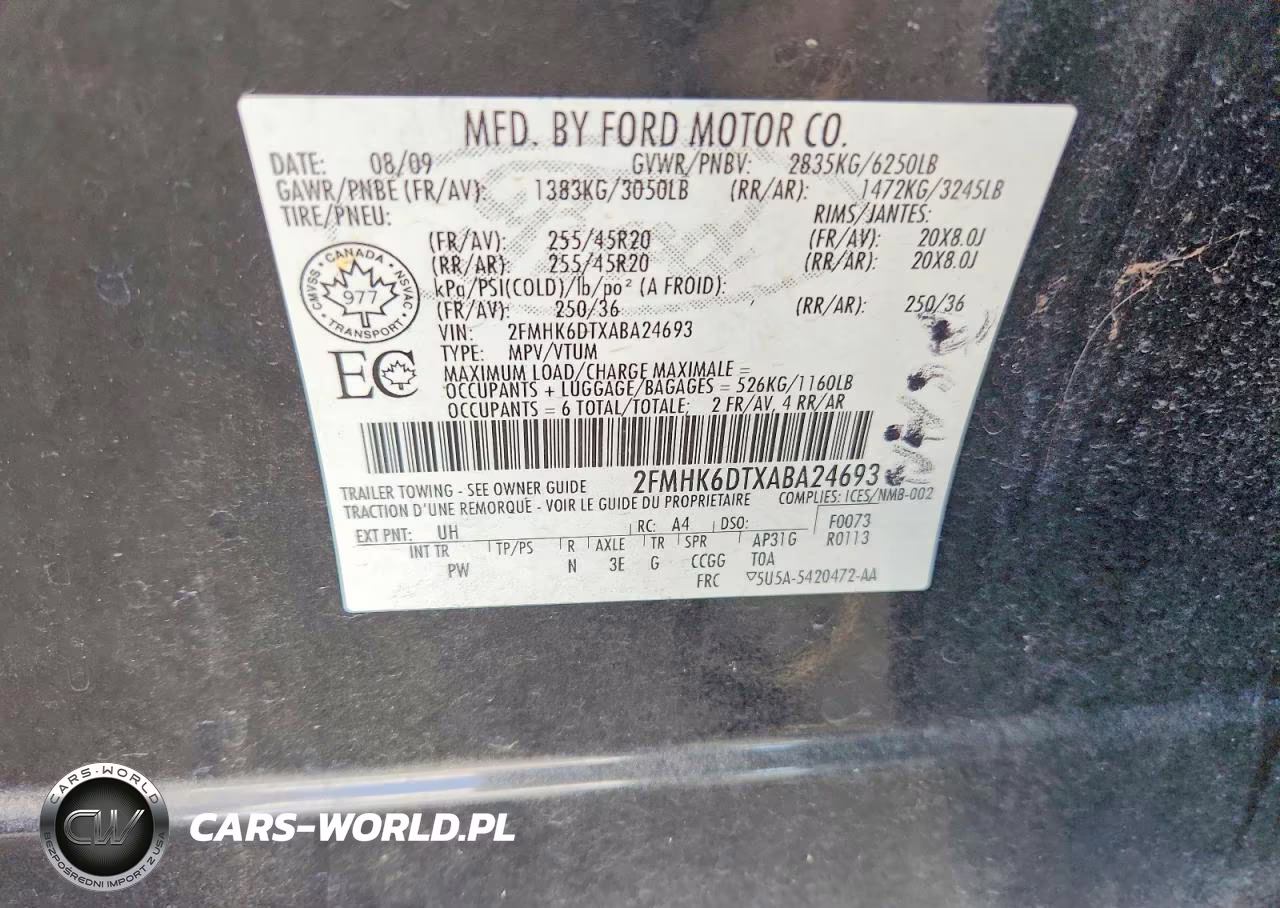 2010 Ford Flex Limited VIN:2FMHK6DTXABA24693 - 12