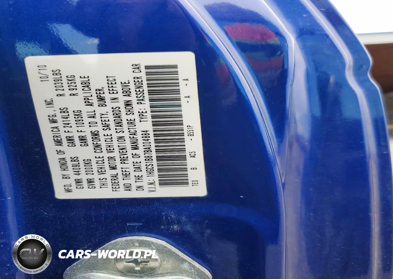 2011 Honda Accord Exl VIN:1HGCS1B87BA004884 - 13