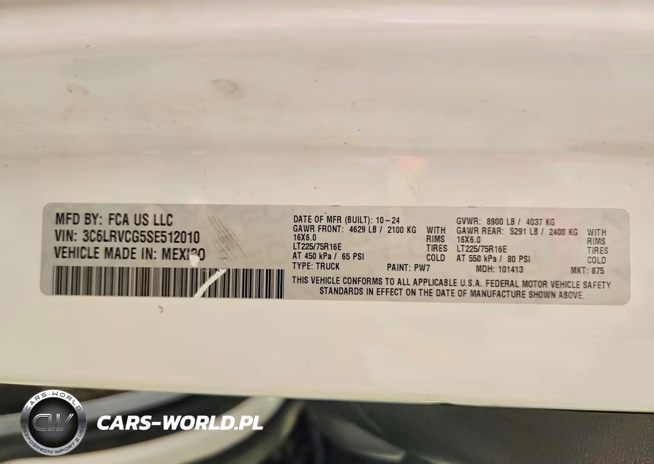 2025 Ram Promaster 2500 2500 High VIN:3C6LRVCG5SE512010 - 13