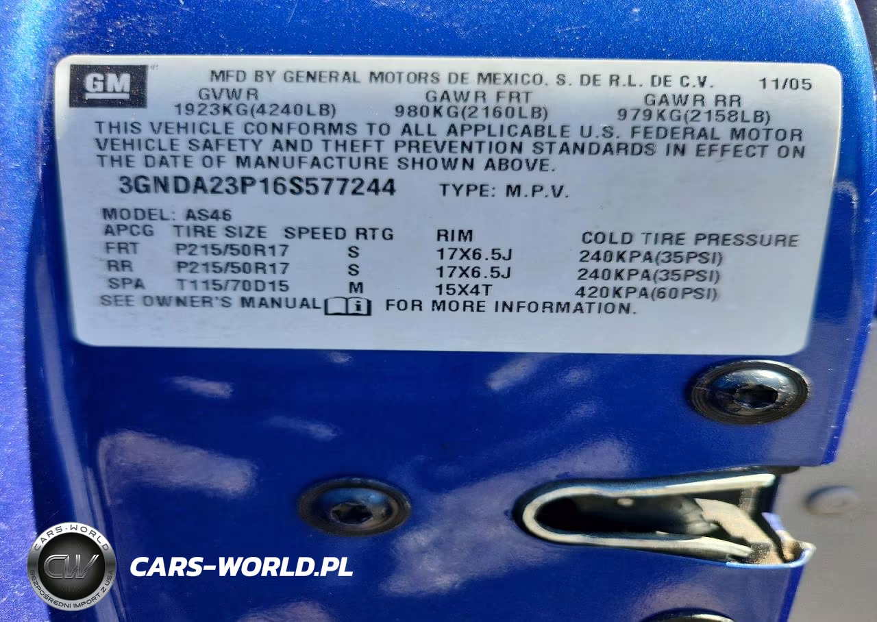 2006 Chevrolet Hhr Lt VIN:3GNDA23P16S577244 - 13