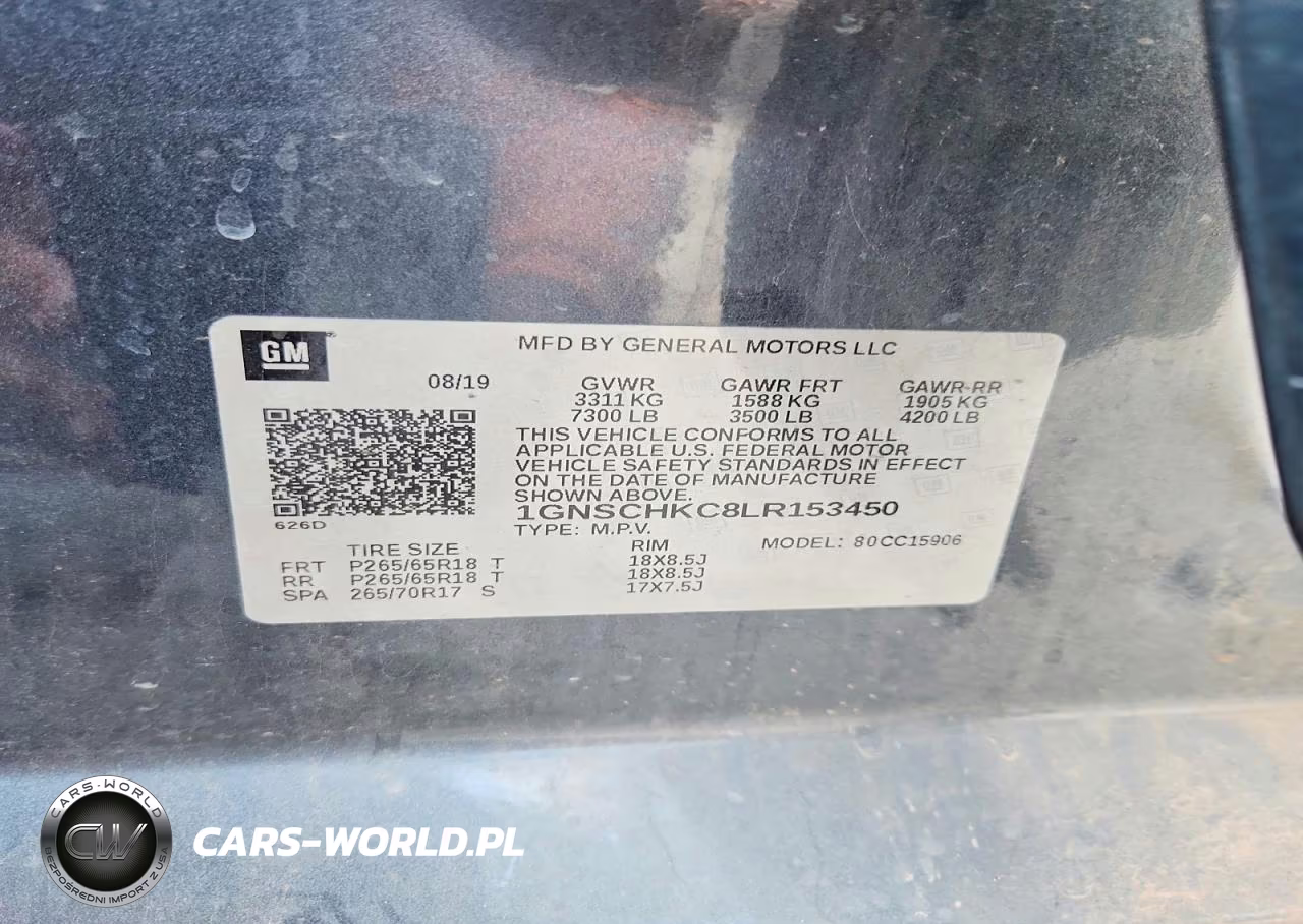 2020 Chevrolet Suburban C1500 Lt VIN:1GNSCHKC8LR153450 - 13