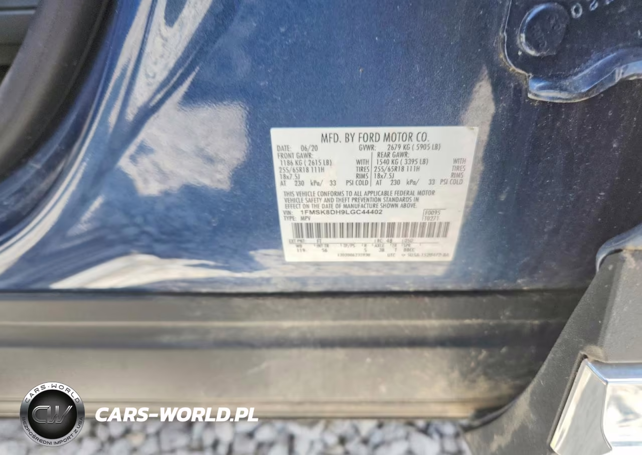 2020 Ford Explorer Xlt VIN:1FMSK8DH9LGC44402 - 13