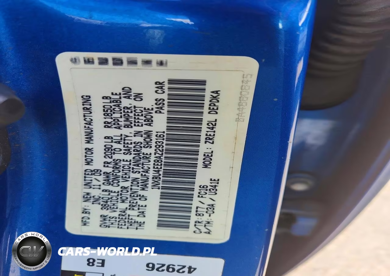 2010 Toyota Corolla Base VIN:1NXBU4EE8AZ293161 - 12