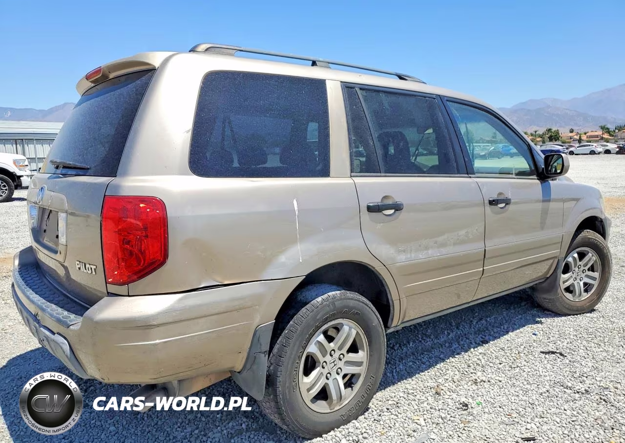 2003 Honda Pilot Exl VIN:2HKYF18513H569454 - 3