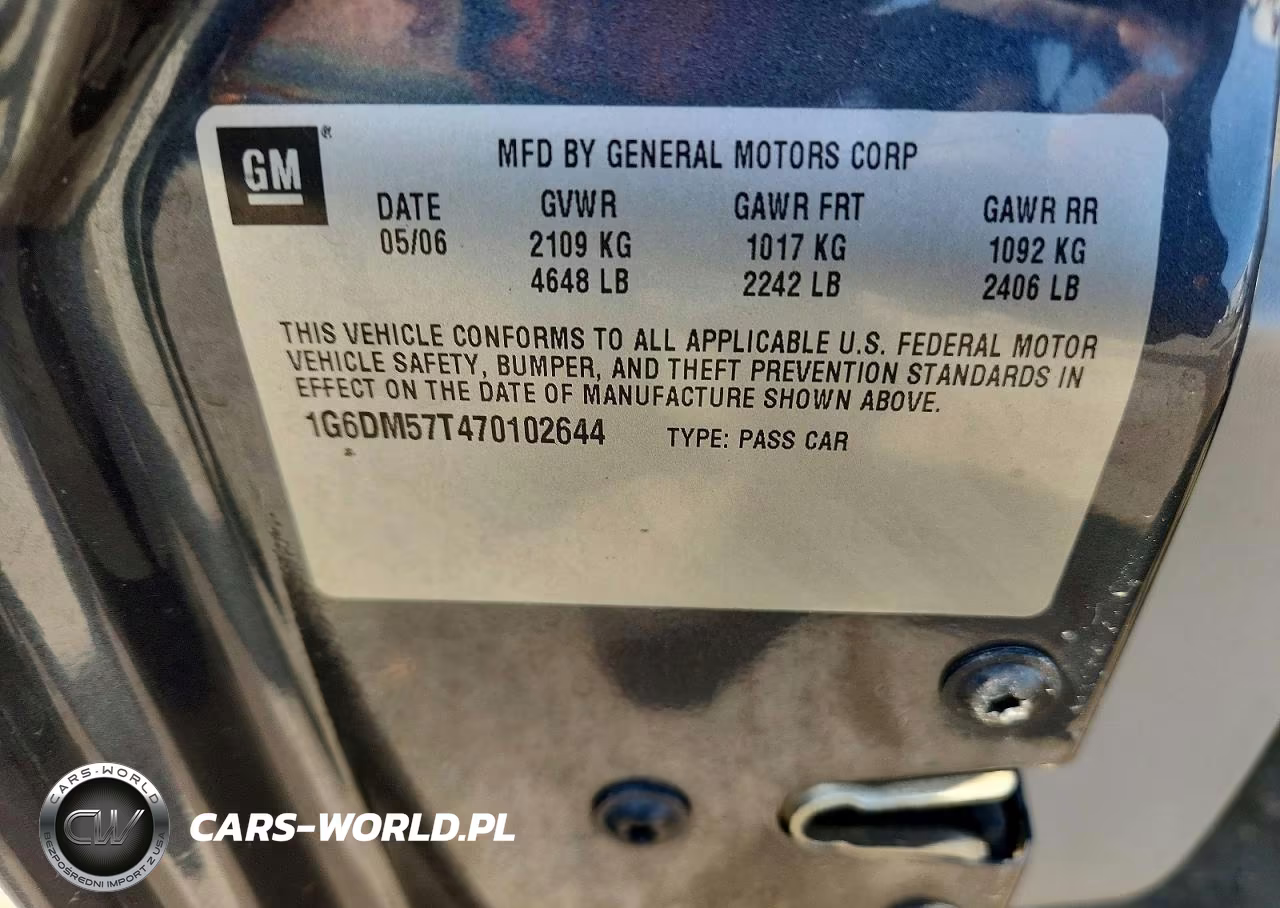 2007 Cadillac Cts VIN:1G6DM57T470102644 - 12