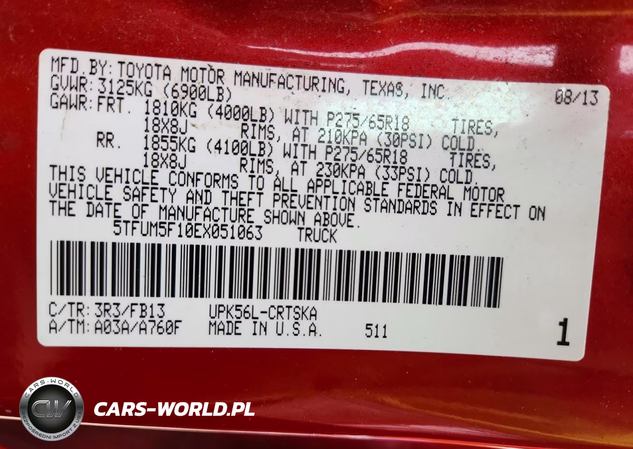 2014 Toyota Tundra Sr5 VIN:5TFUM5F10EX051063 - 12