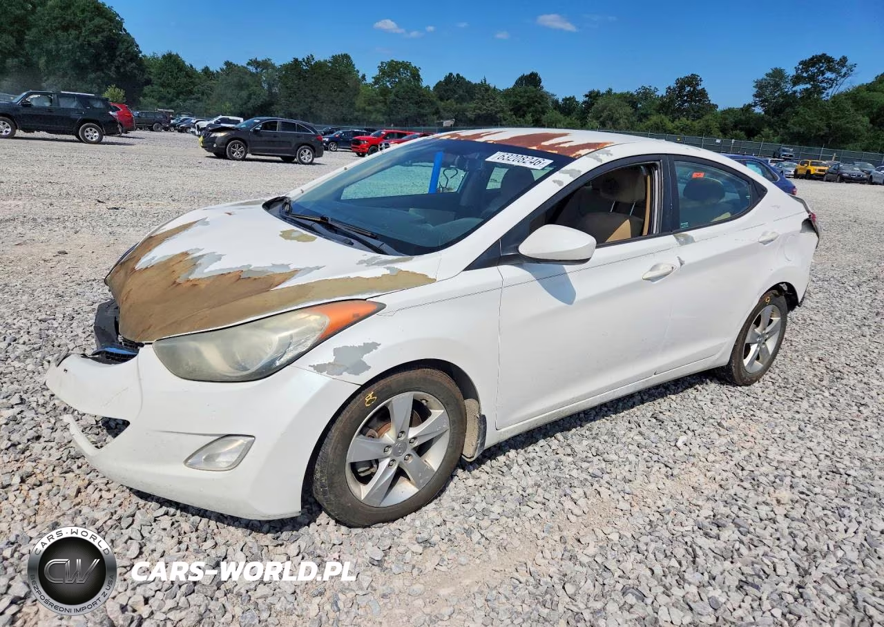 2013 Hyundai Elantra Gls VIN:5NPDH4AE5DH339325 - 1