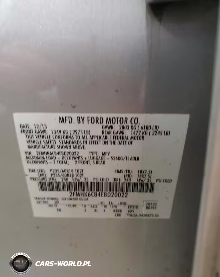 2014 Ford Flex Sel VIN:2FMHK6C84EBD20022 - 13