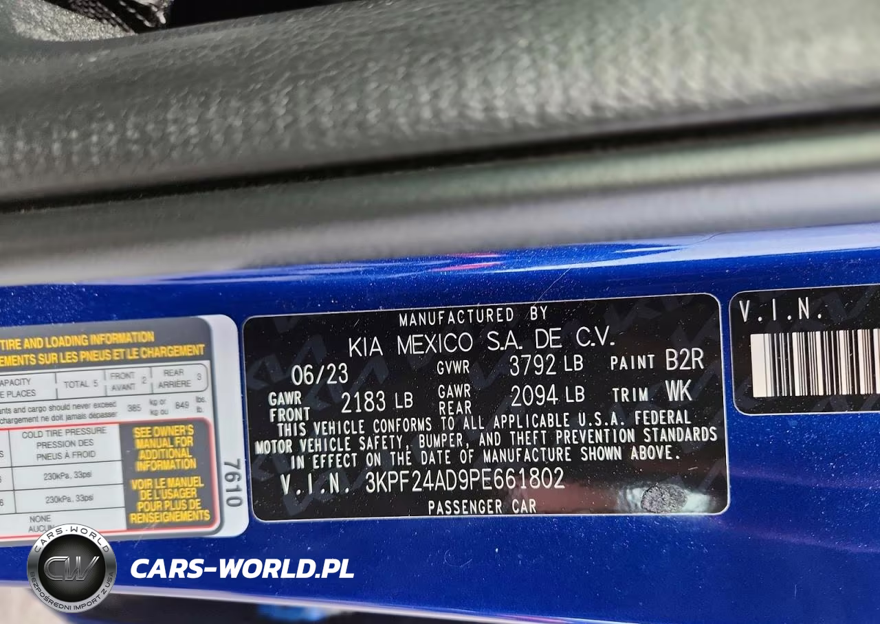 2023 Kia Forte Lxs VIN:3KPF24AD9PE661802 - 12