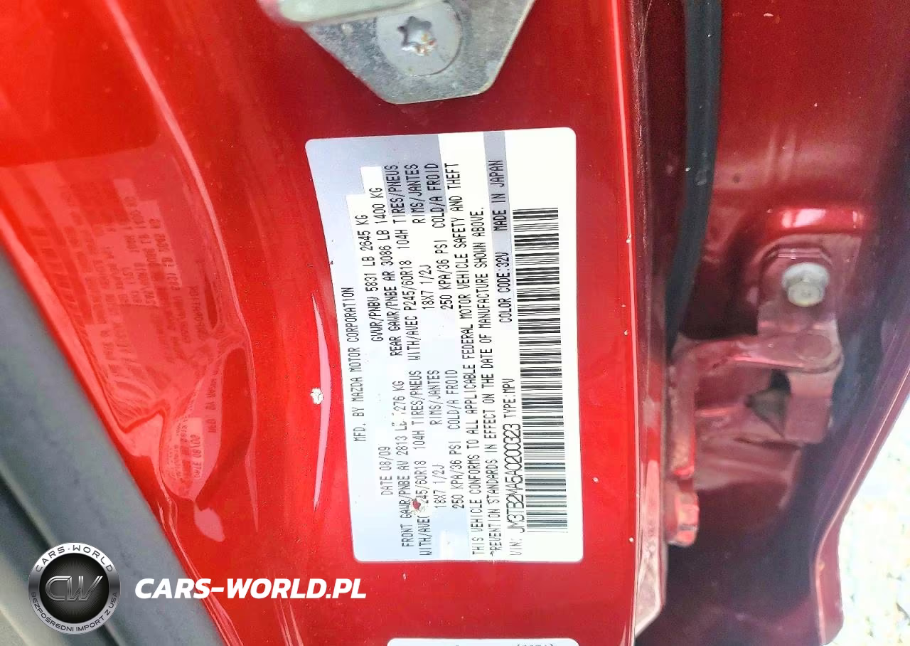 2010 Mazda Cx-9 VIN:JM3TB2MA5A0200323 - 13