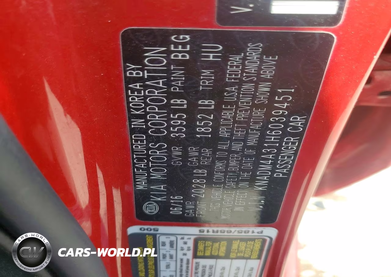 2017 Kia Rio Lx VIN:KNADM4A31H6039451 - 12